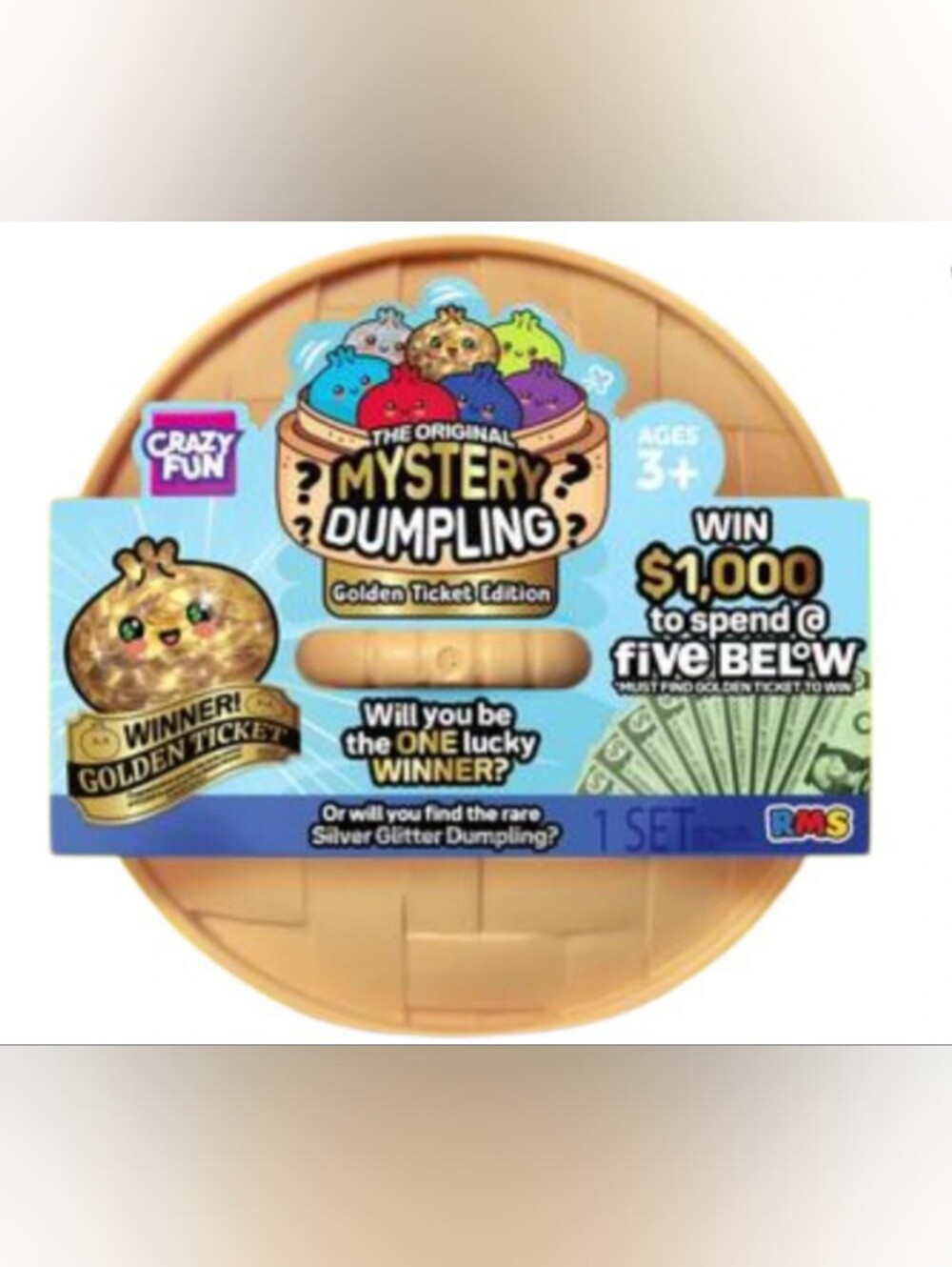 Mystery RMS Dumpling Golden Ticket Edition Toy - Multicolor